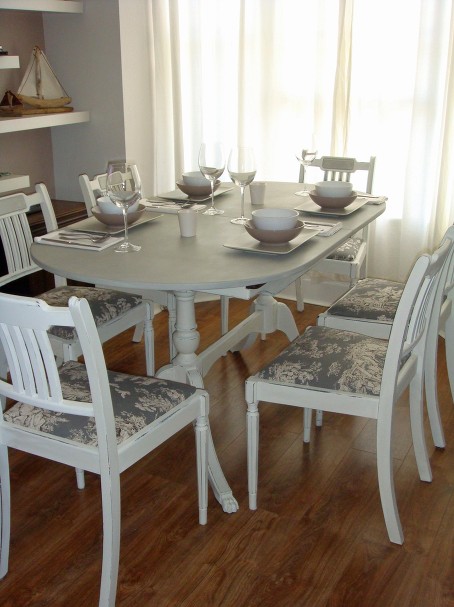 shabby chic dining photo - 2