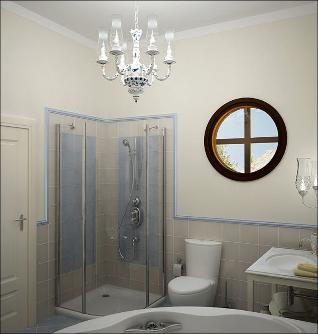 shower ideas for small bathroom photo - 1