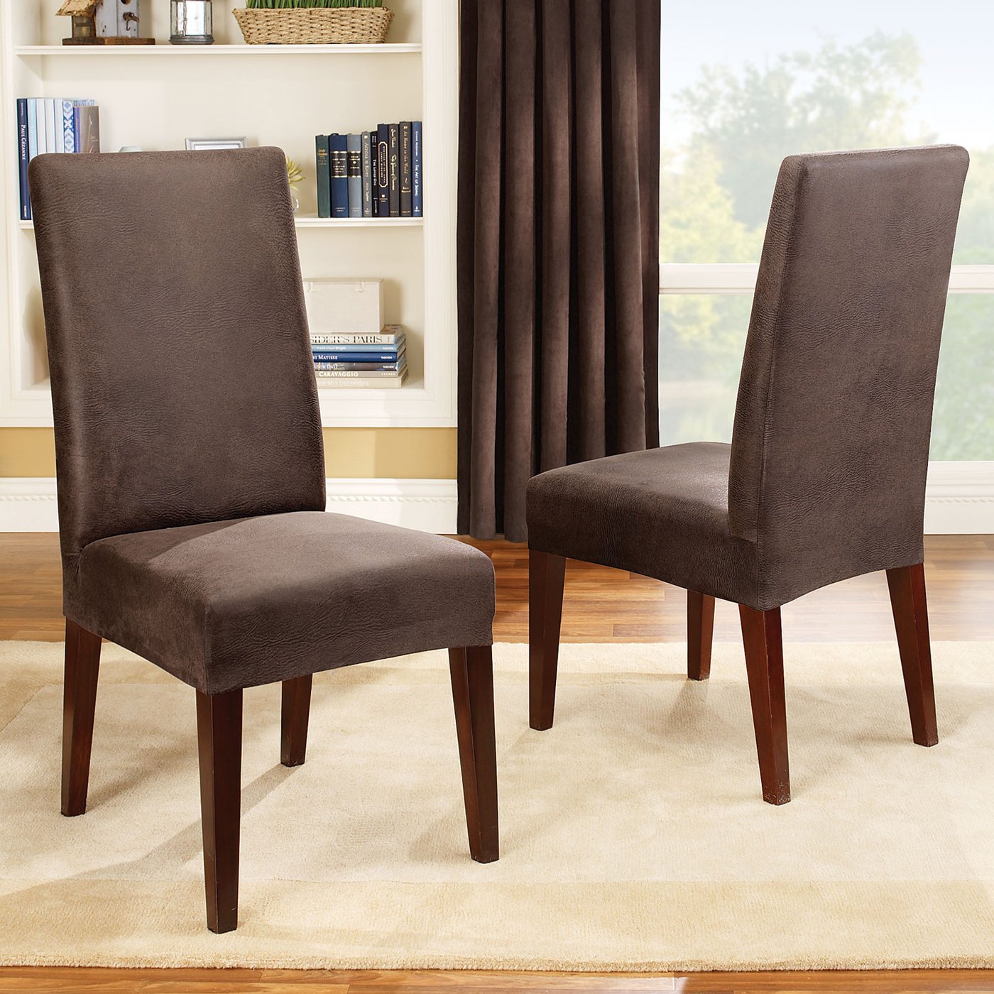 slipcover dining chairs photo - 2