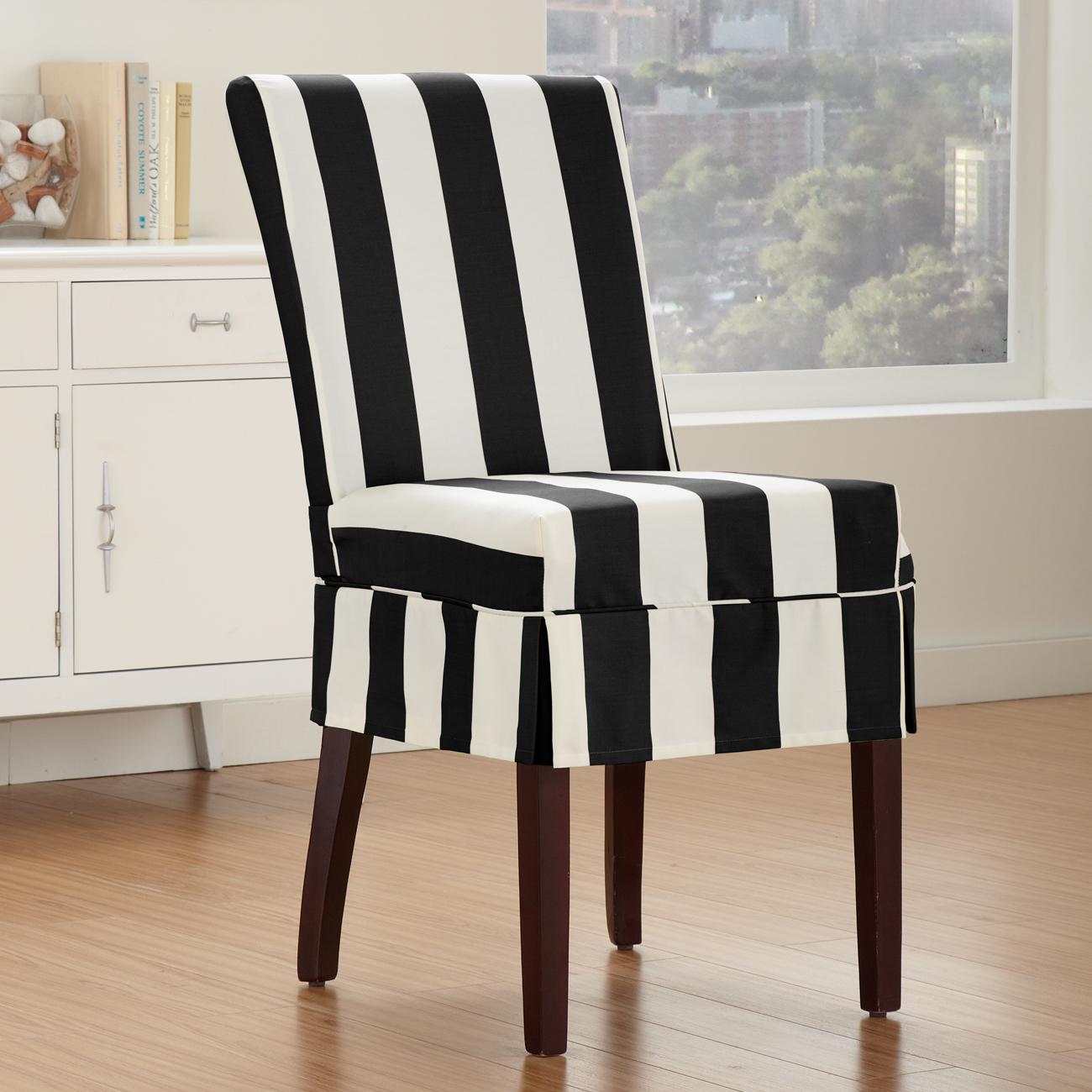 slipcover for dining chair photo - 2