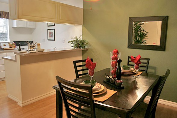 small apartment dining room ideas photo - 2