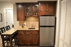 small basement kitchen ideas photo - 1