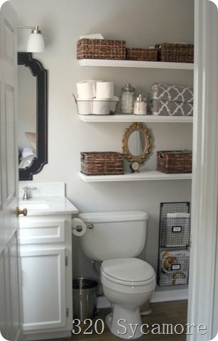 small bathroom storage solutions photo - 1