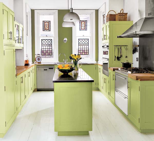 small kitchen color schemes photo - 1