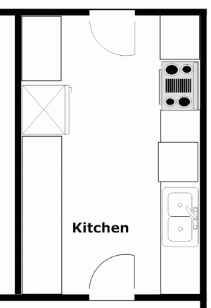 small kitchen design plans photo - 1
