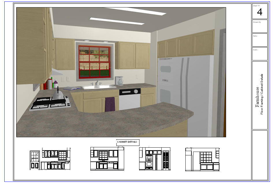 small kitchen layout photo - 1