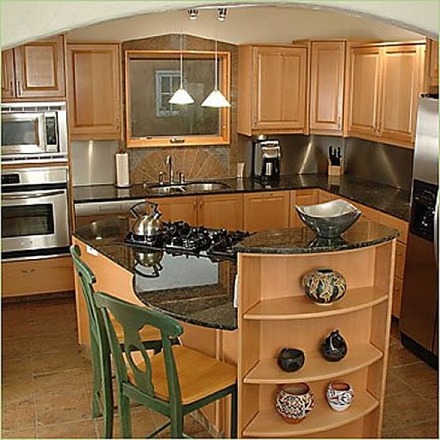 small kitchen with island ideas photo - 1