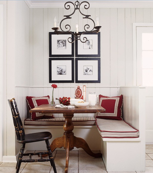 Small space dining - large and beautiful photos. Photo to select Small