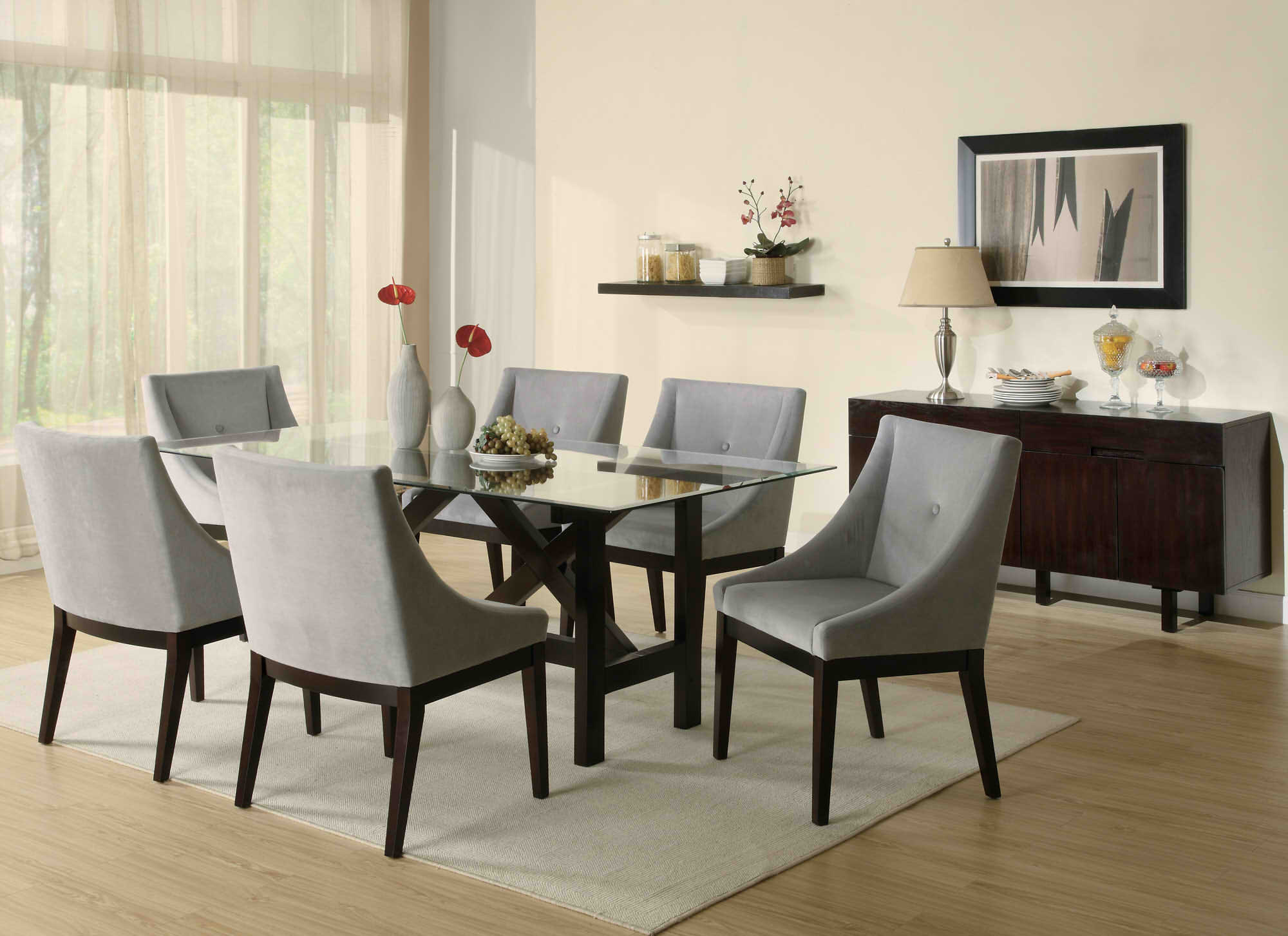 stylish dining room chairs photo - 1