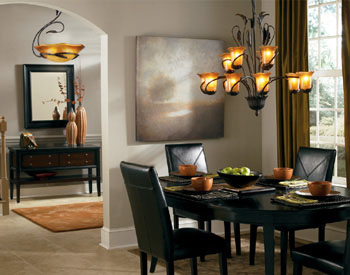 transitional chandeliers for dining room photo - 1