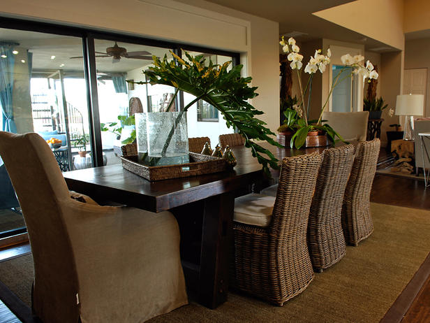 tropical dining room furniture photo - 1