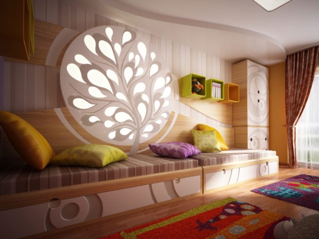 unique kids bedrooms photo - 1