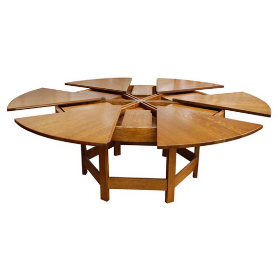 unique wood dining tables photo - 1