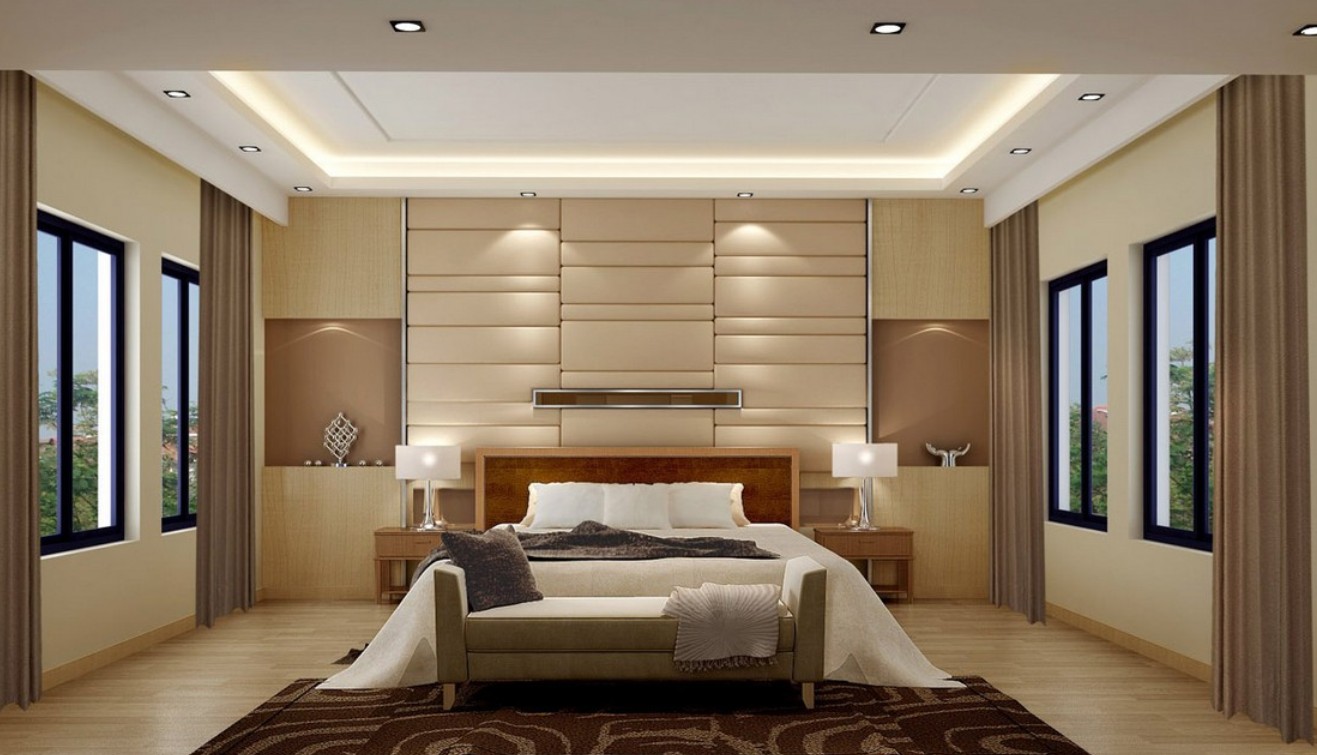 wall design ideas for bedroom photo - 1