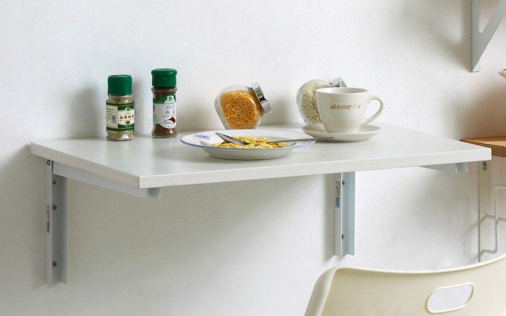 wall mounted dining table photo - 1