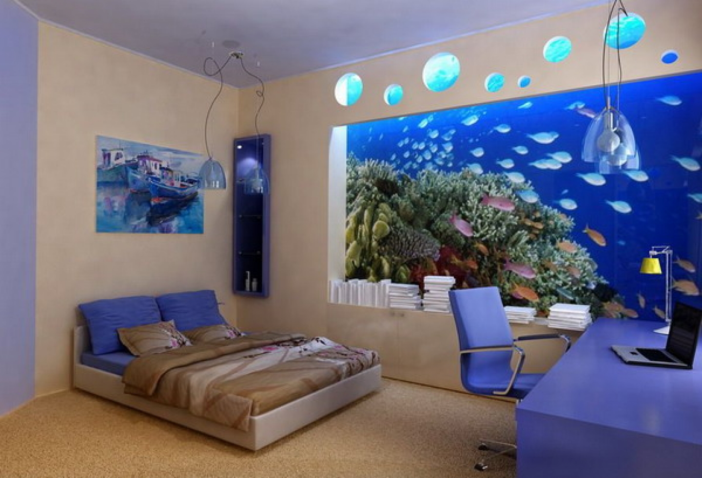 wall murals for bedrooms photo - 2