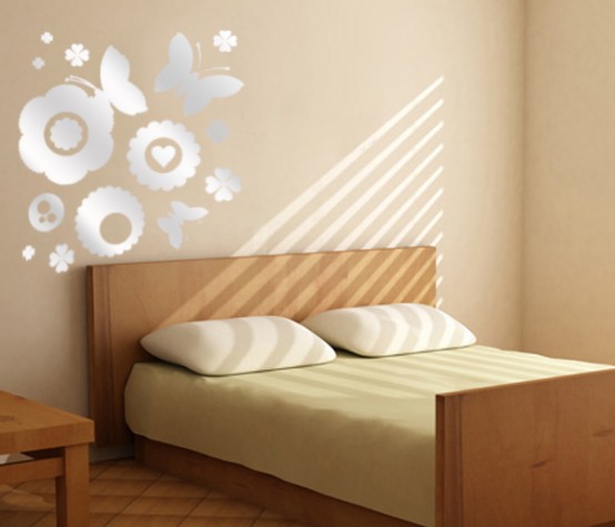 wall paint designs for bedroom photo - 2