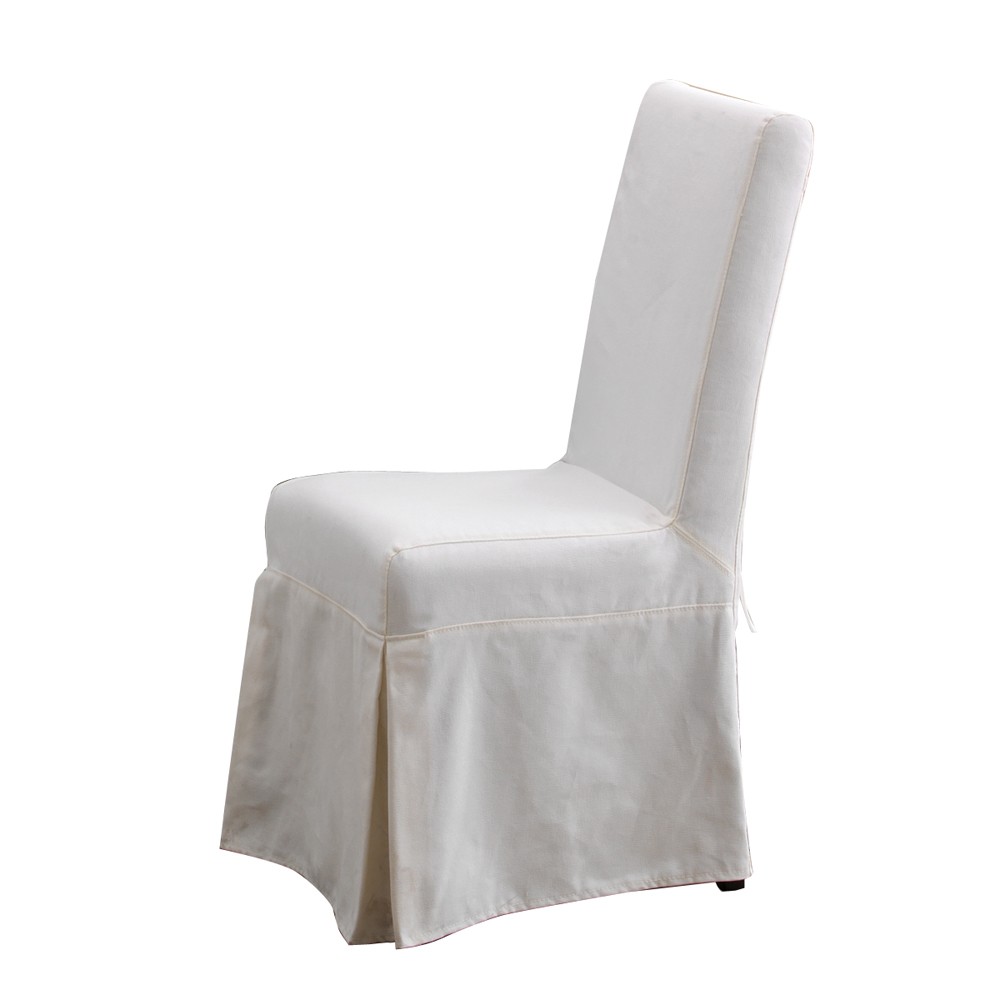 white dining chair slipcovers photo - 2