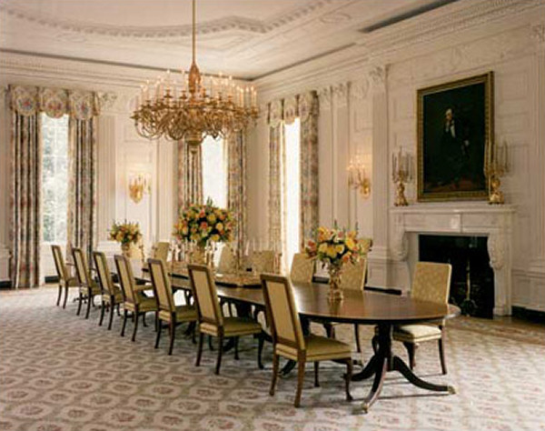 white dining rooms photo - 1