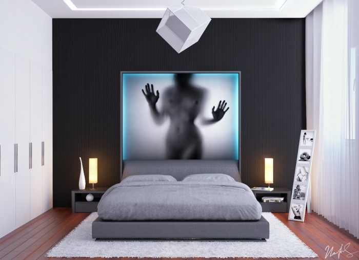 white wall bedroom ideas photo - 2