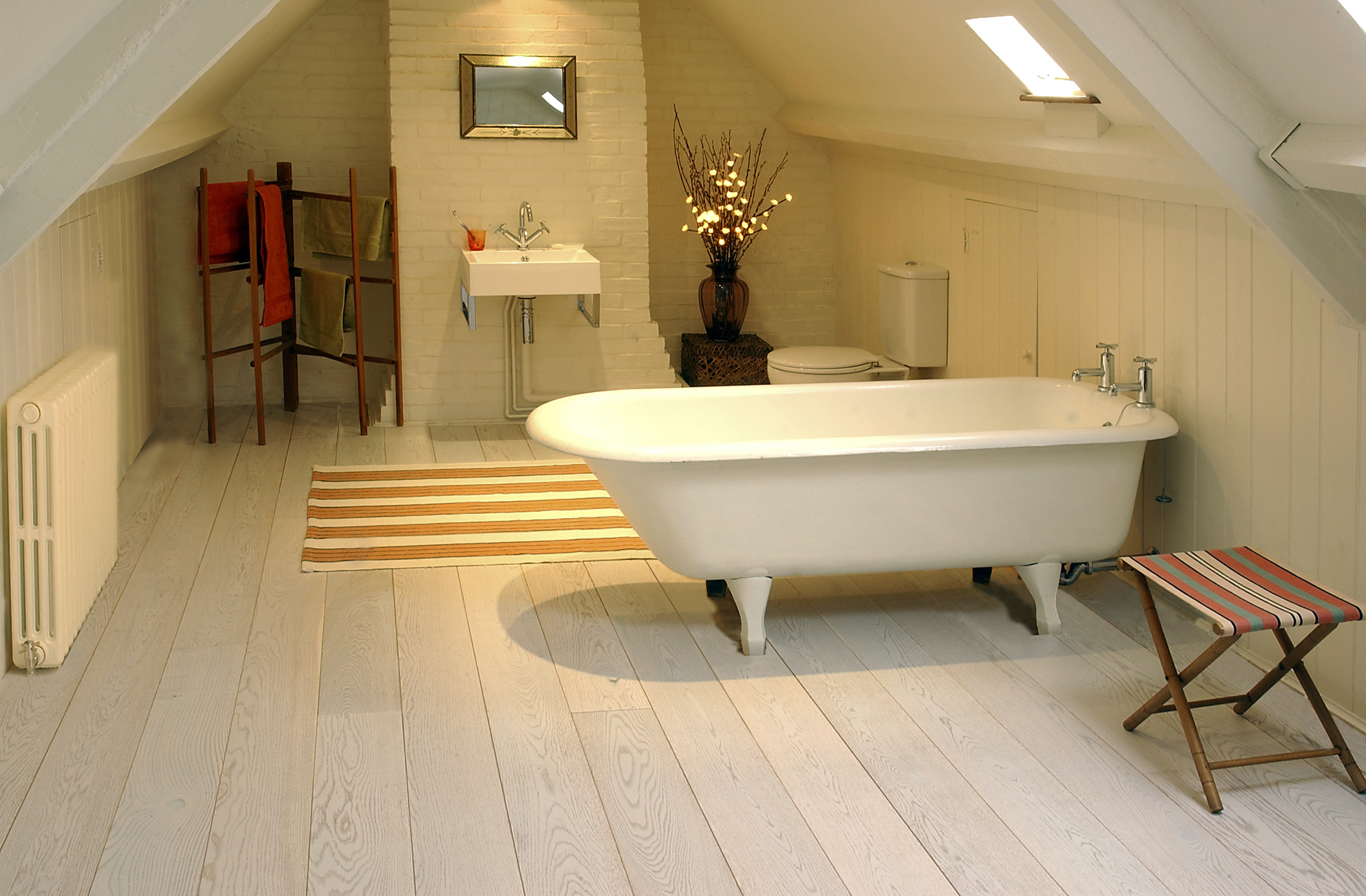 wood floors for bathrooms photo - 1