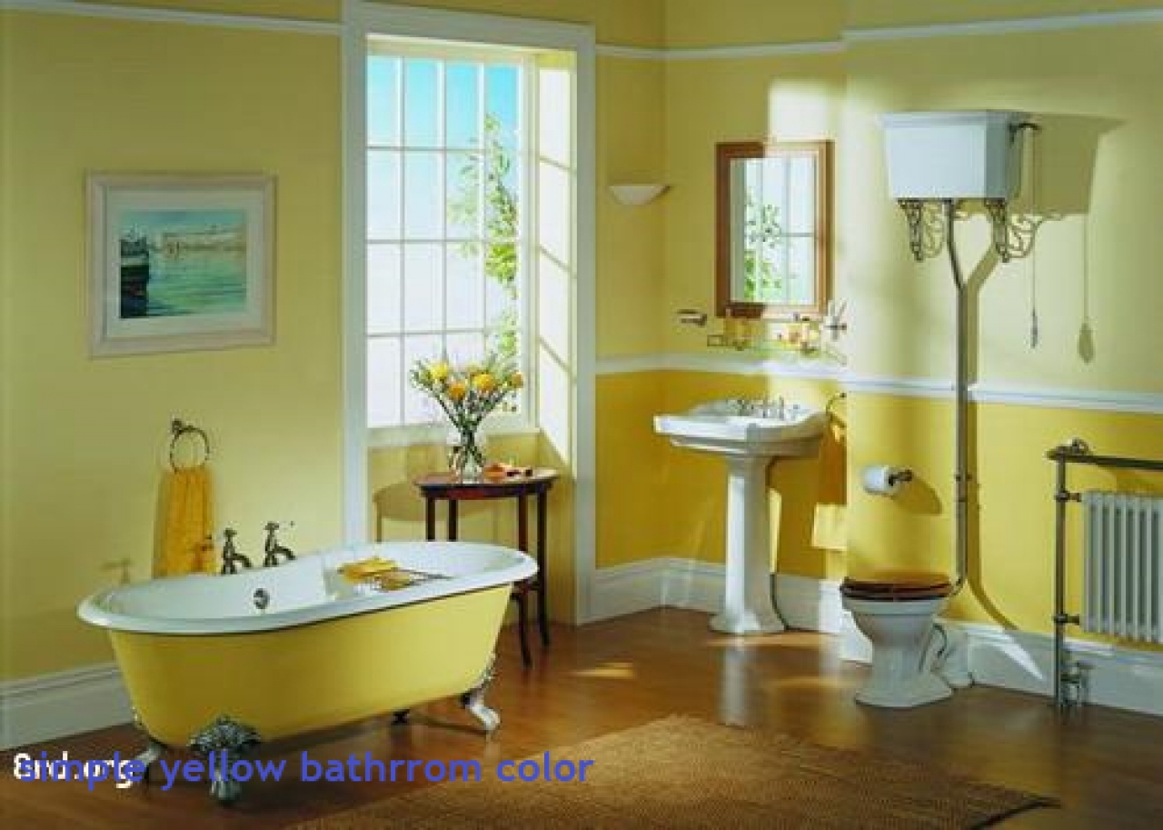 yellow bathroom decor photo - 1