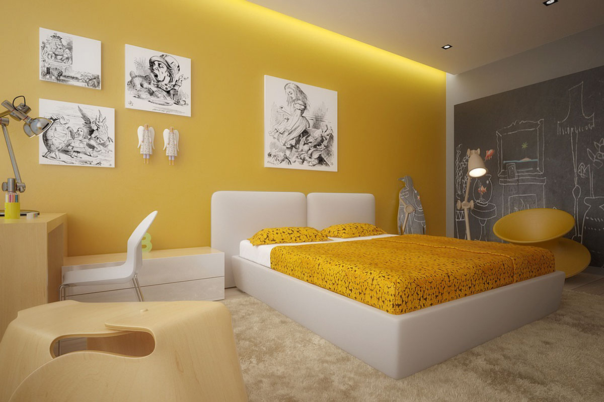 Yellow Color For Bedroom Large And Beautiful Photos Photo