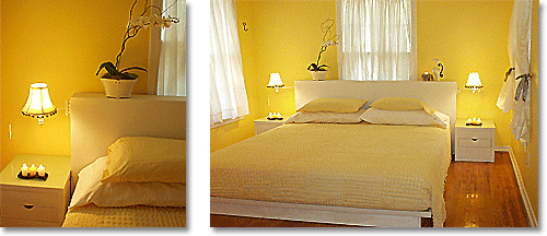 yellow color for bedroom photo - 2